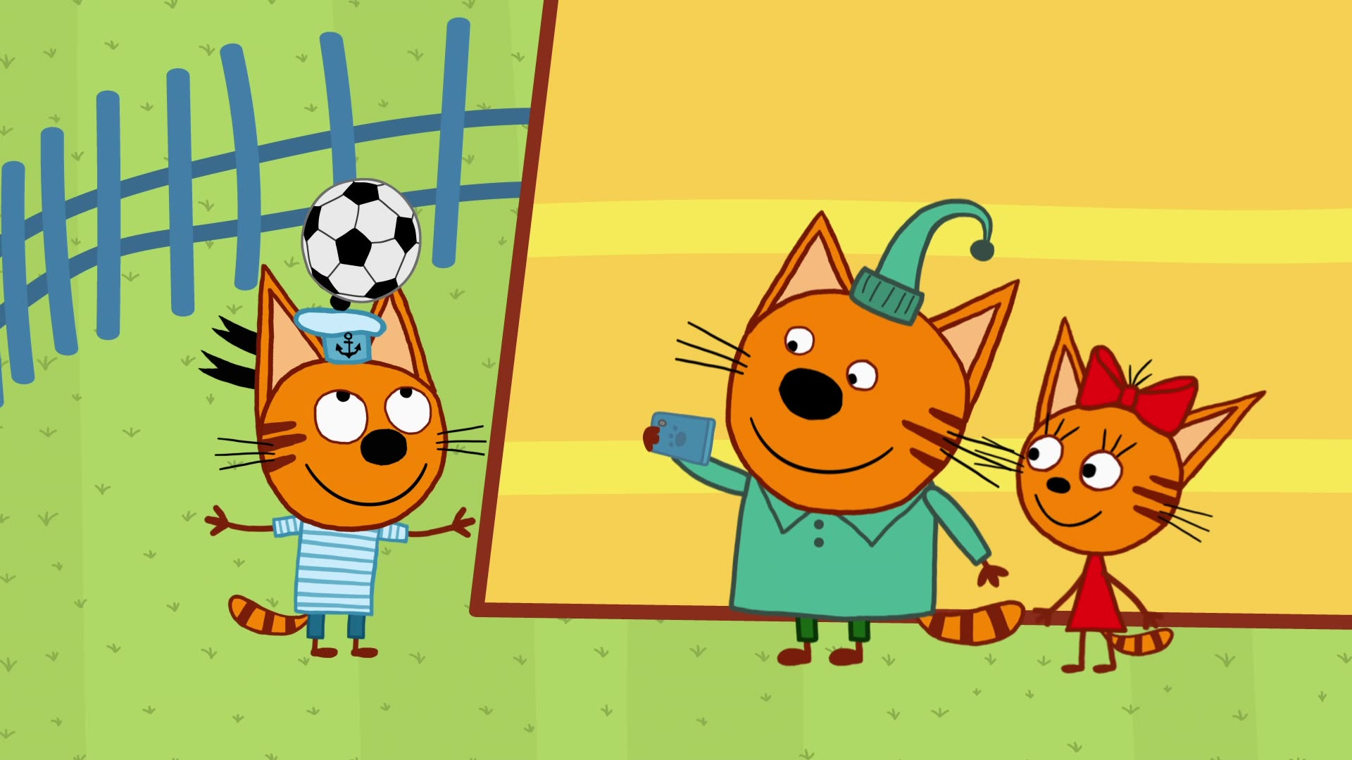 Мультфильм три кота серия братик