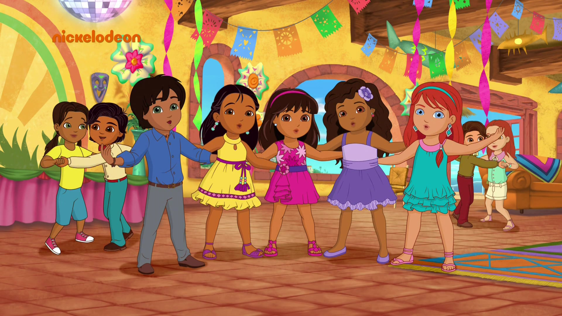 Dora and friends dance party