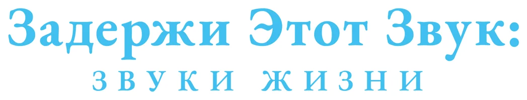 Задержи этот звук: Звуки жизни