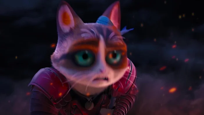 Televizorda yalangoch mushuklar