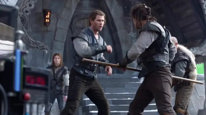 Видео со съемок (английский язык)