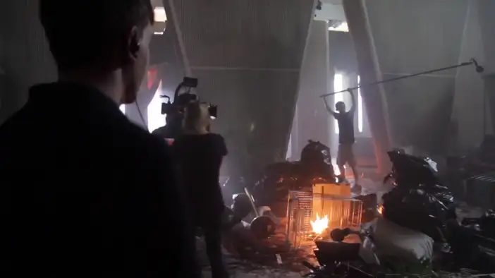 Видео со съемок (английский язык)