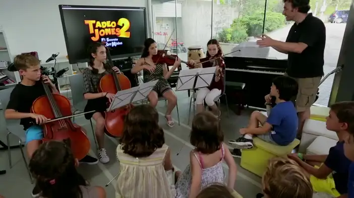 О съемках (испанский язык)