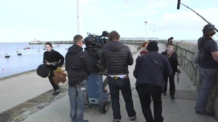 Видео со съемок (английский язык)