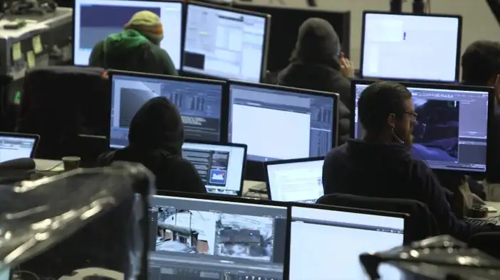 Видео со съемок (английский язык)