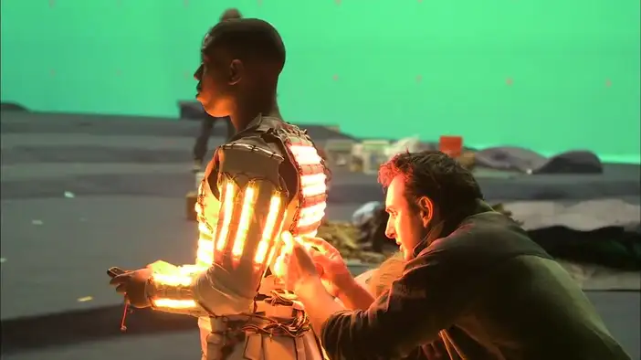 Видео со съемок (английский язык)