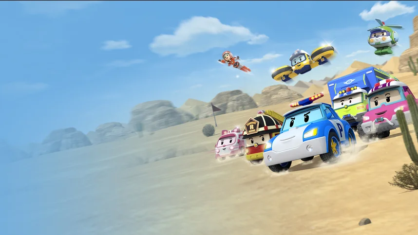 Робокар Поли: Приключение в пустыне!