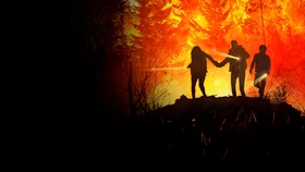 В плену огня