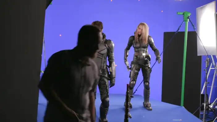 Видео со съемок (английский язык)