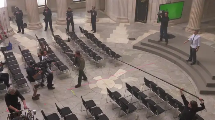 Видео со съемок (английский язык)