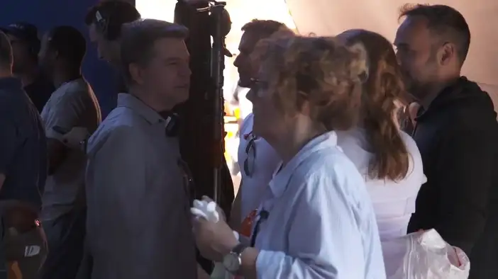 Видео со съемок (английский язык)