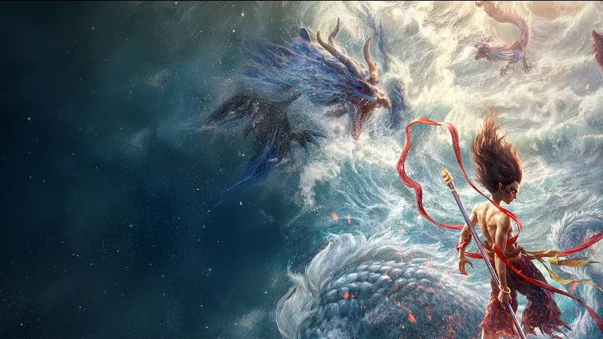 Нэчжа побеждает Царя драконов