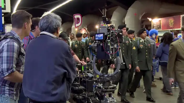 О съемках (английский язык)