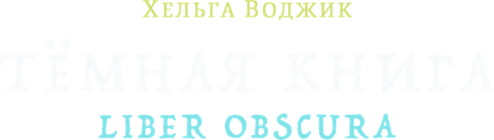 Тёмная книга. Liber obscura