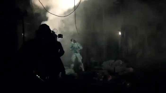 Видео со съемок (английский язык)