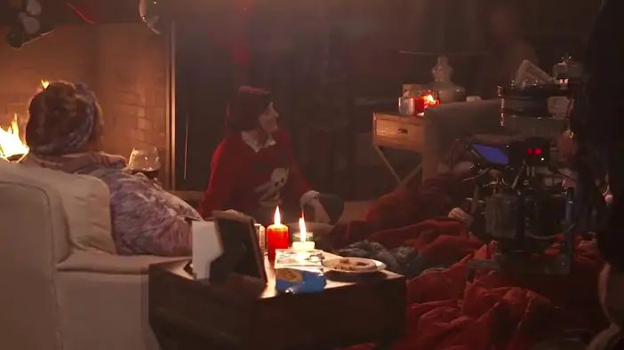 Видео со съемок (английский язык)