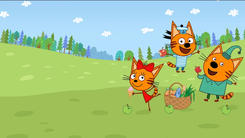 Dik va mushukning bir nechta rasmlari