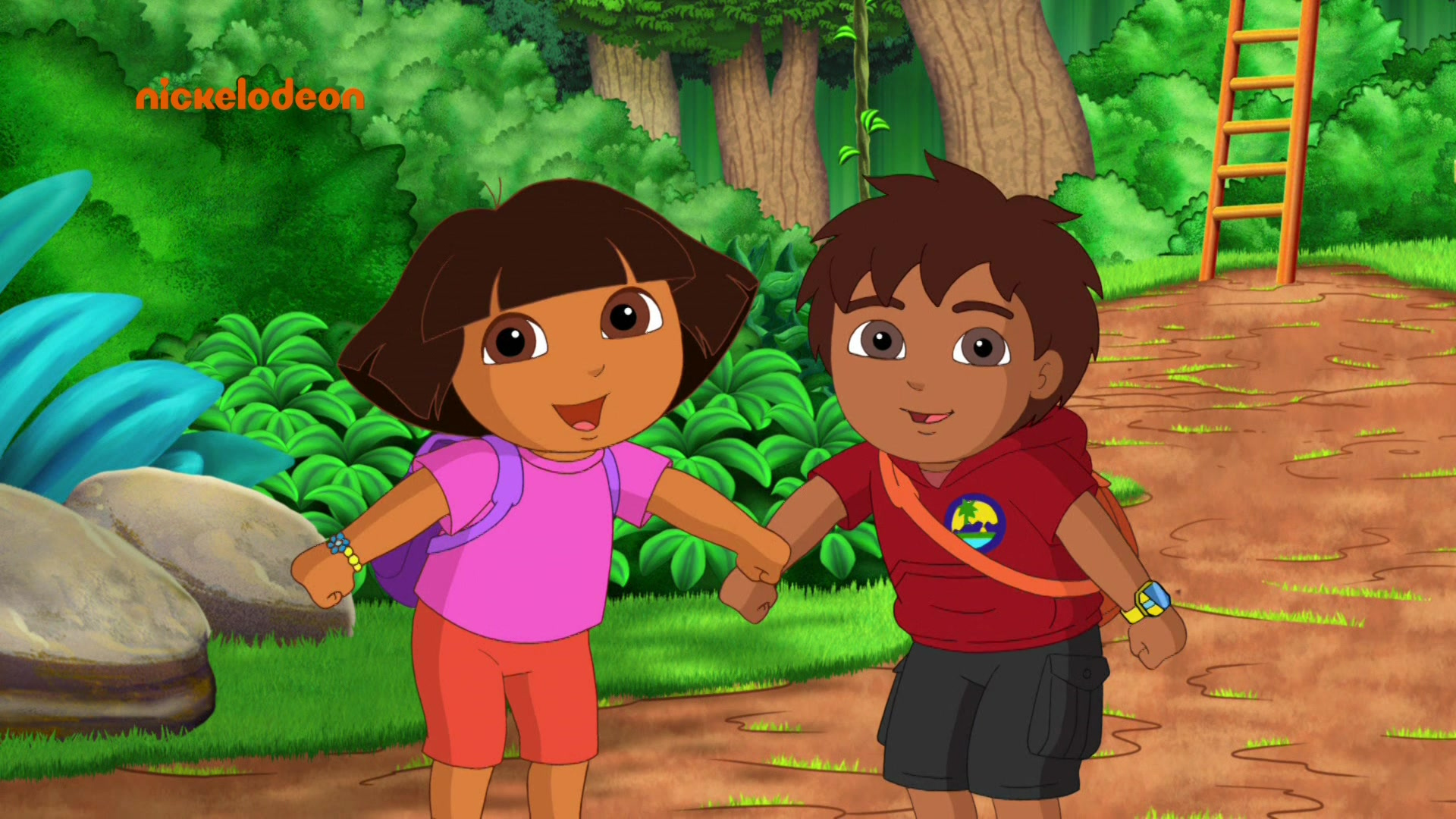 Dora and Diego in the Time of Dinosaurs