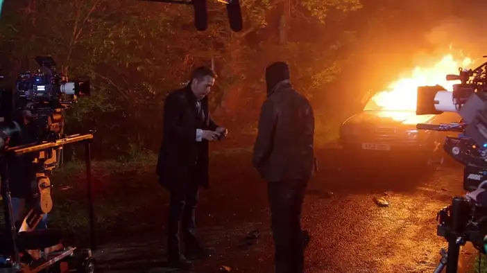 Видео со съемок (английский язык)