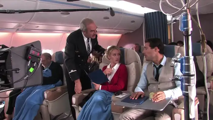 О съемках (французский язык)