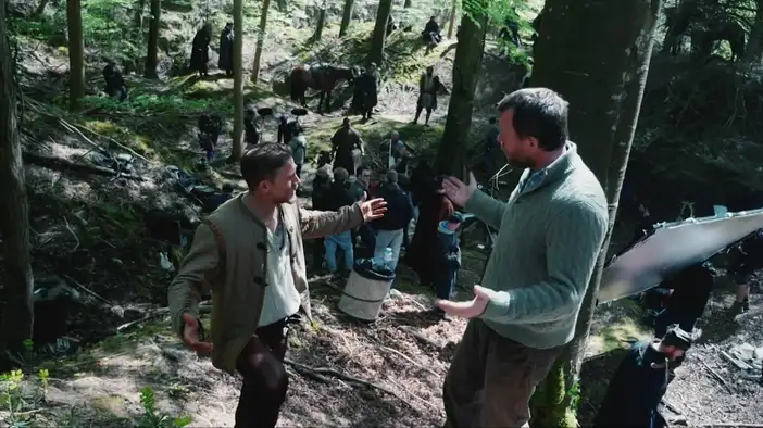 Видео со съемок (английский язык)