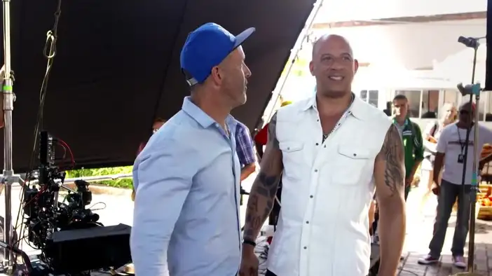 Видео со съемок (английский язык)