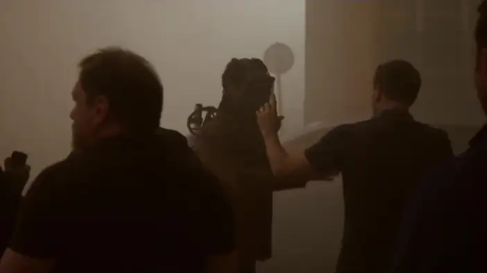 О съемках (французский язык)