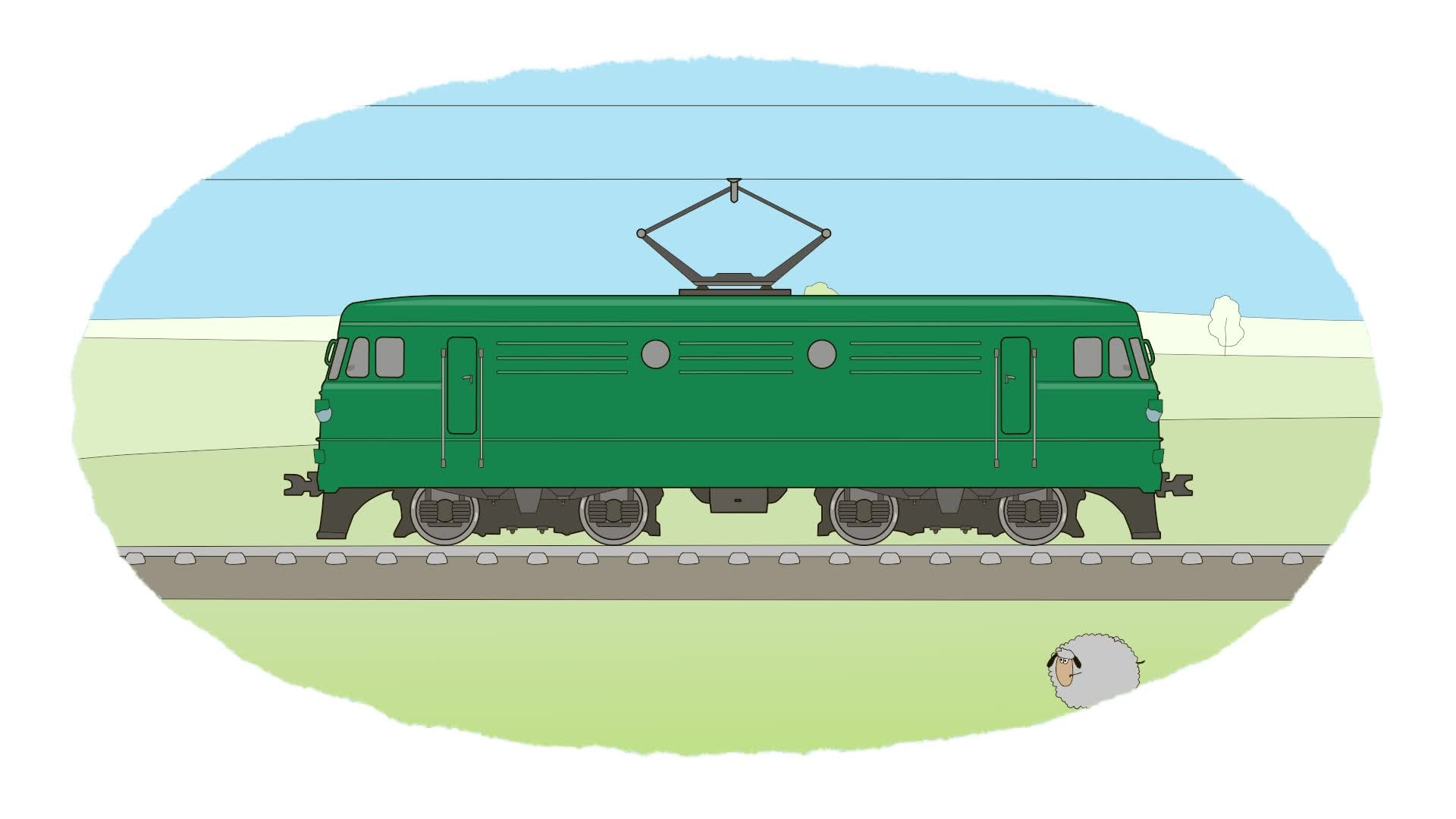Раскраски мультфильм поезд