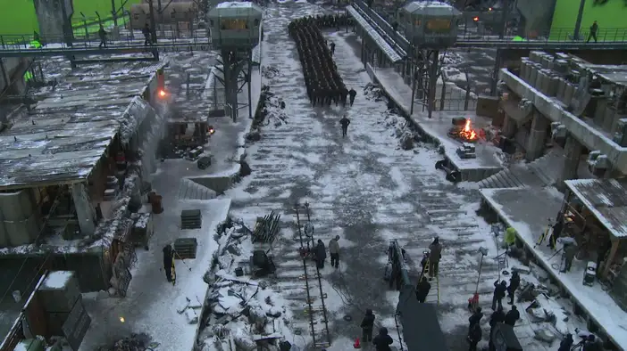 Видео со съемок (английский язык)