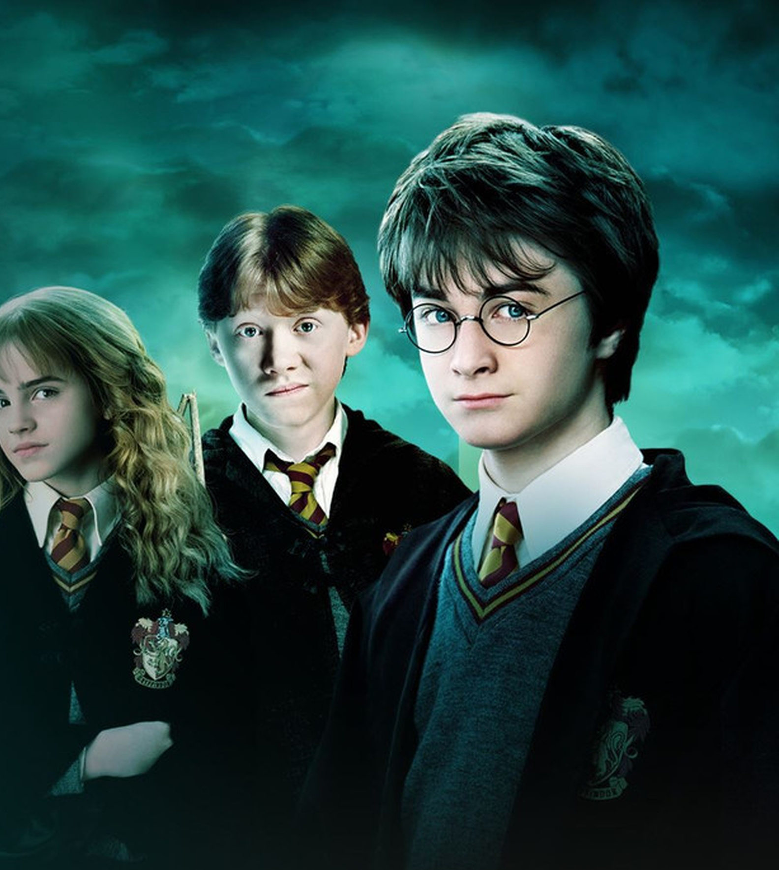 Поттер 2 читать. Гарри Поттер 2002. Гарри Поттер и Тайная комната. Гарри Поттер и Тайная комната Хогвартс. Гарри Поттер и его друзья, Хогвартс.